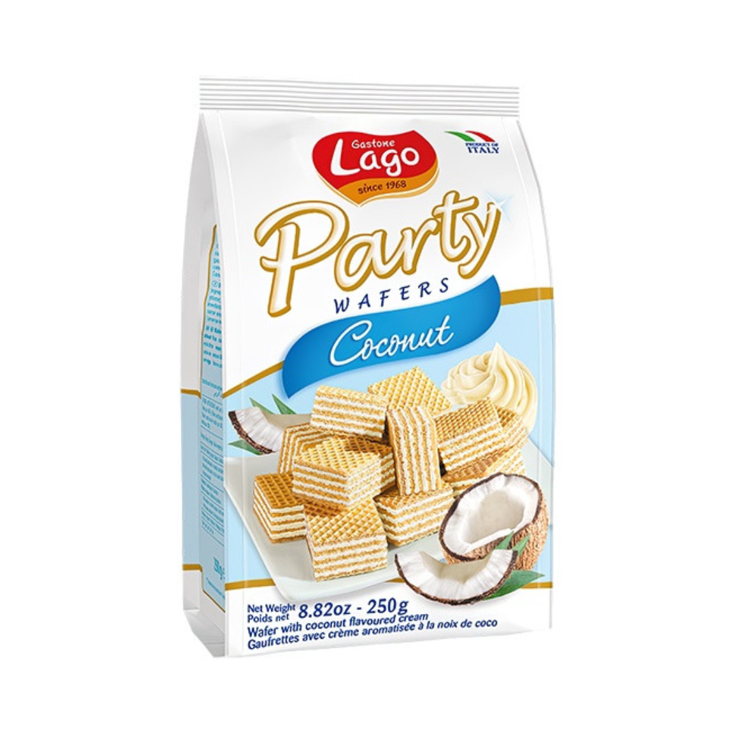 Lago Party Wafer Coconut 250g