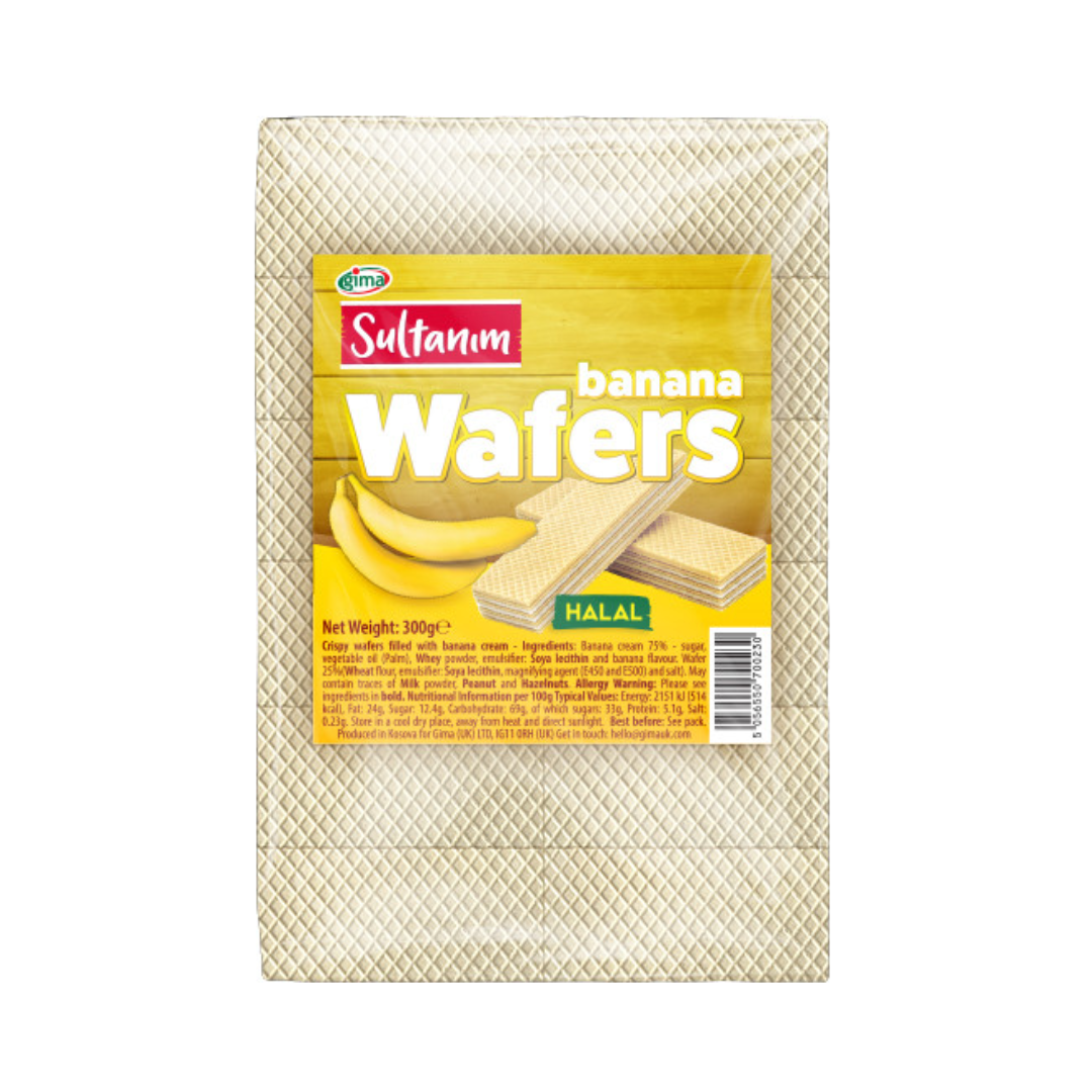 Sultanim Wafers With Banana 300g