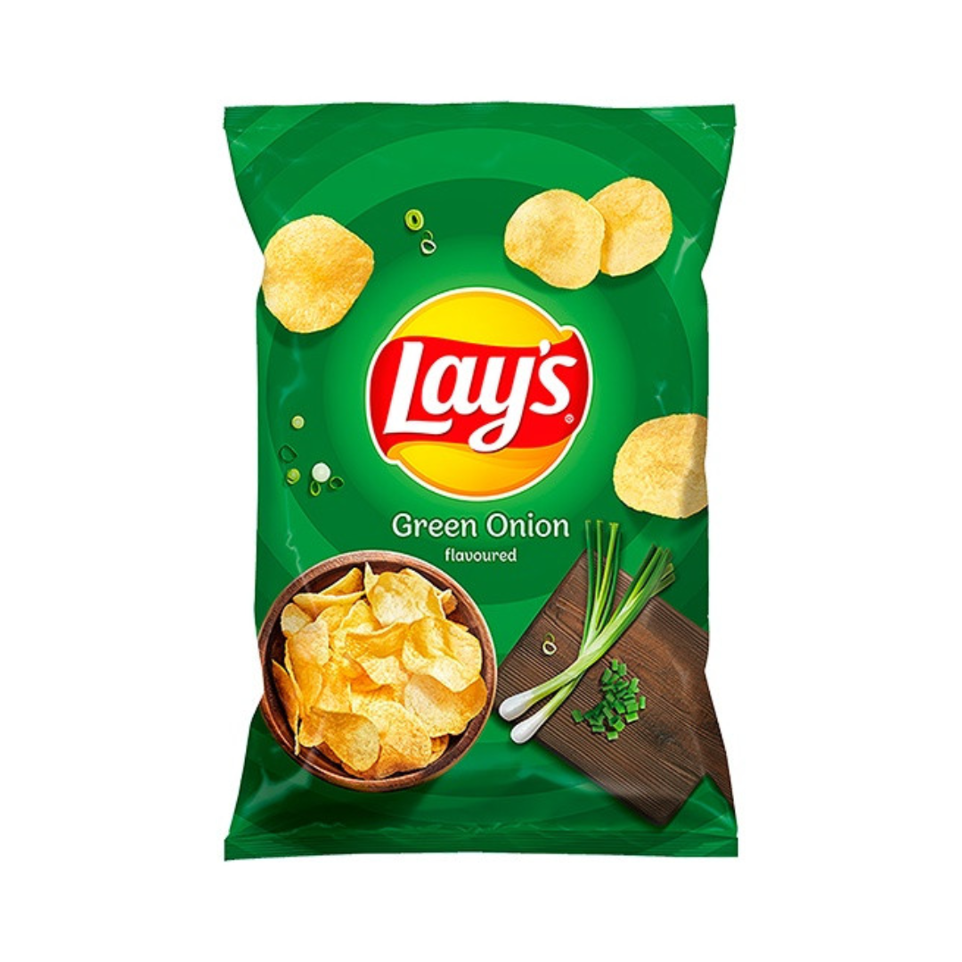 Lays Spring Onion Crisps 130g