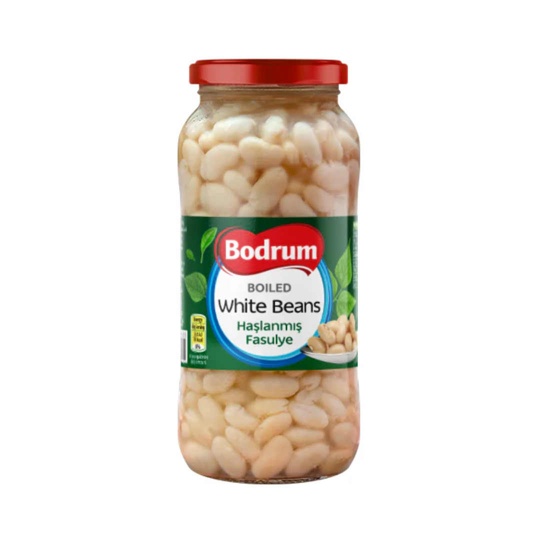 Bodrum Boiled White Beans in Jar 540g