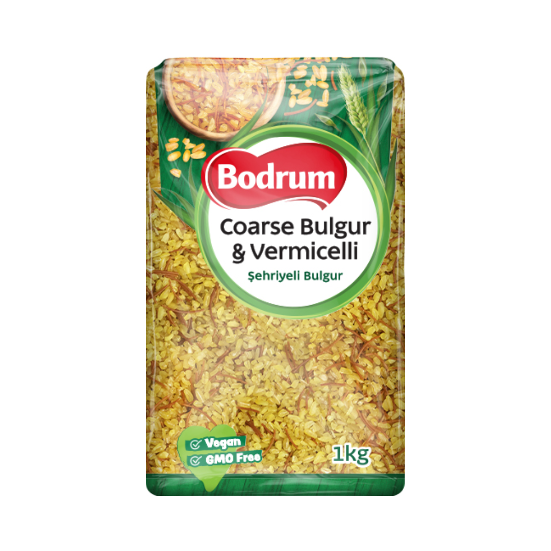 Bodrum Bulgur Coarse with Vermicelli 1Kg