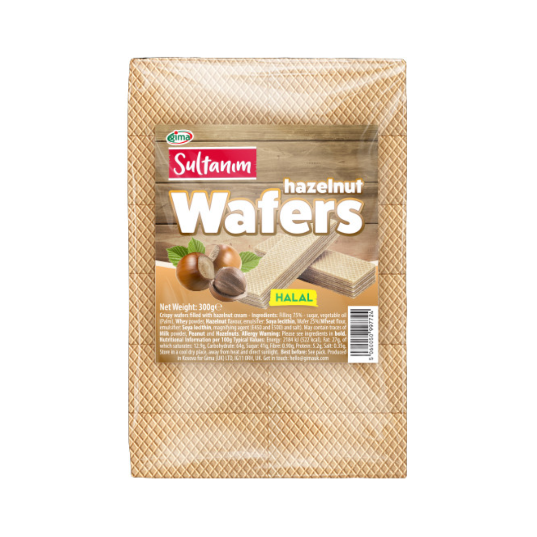 Sultanim Wafers With Hazelnut 300g